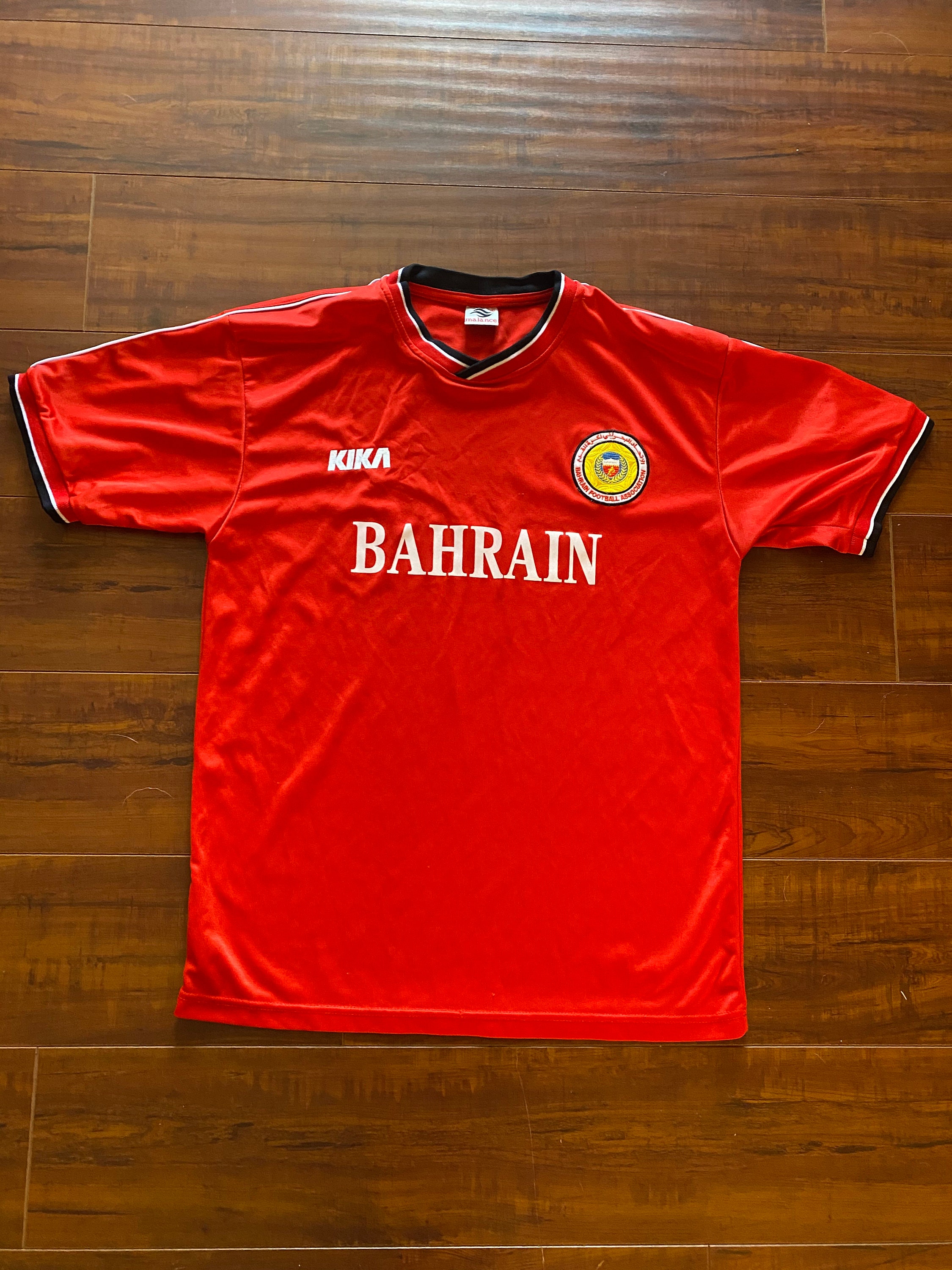 バーレーン代表　02 ホームユニフォーム　KIKA 2001-2002 Bahrain Home Jersey Shirt Soccer Malance KIKA 2002