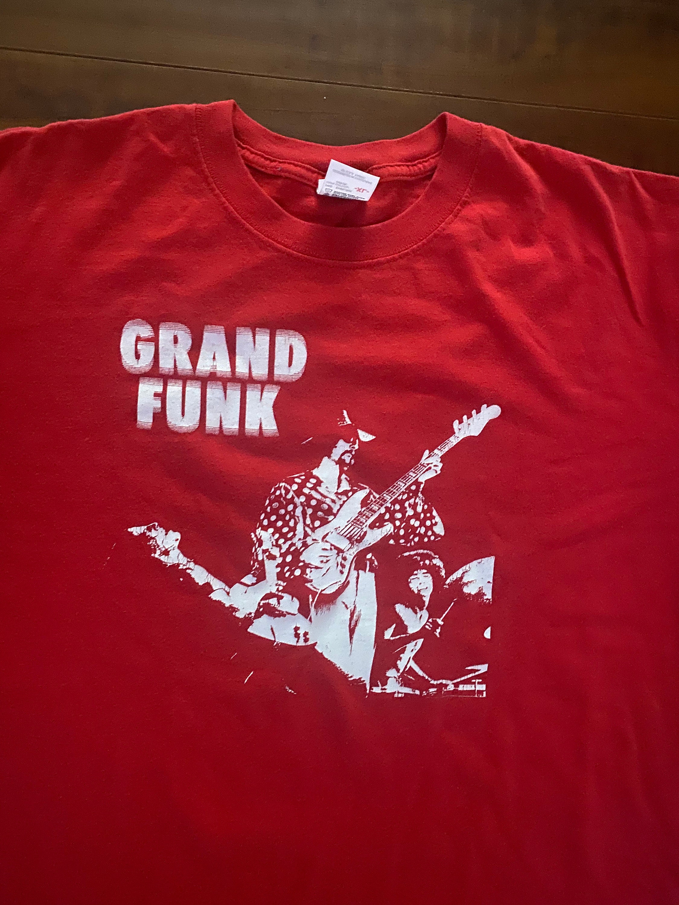 Vintage Original Grand Funk Railroad Band Tee Shirt Red Mens Etsy