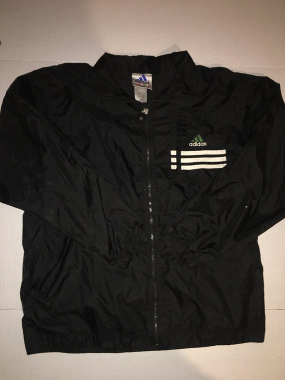 adidas jacket with logo on back