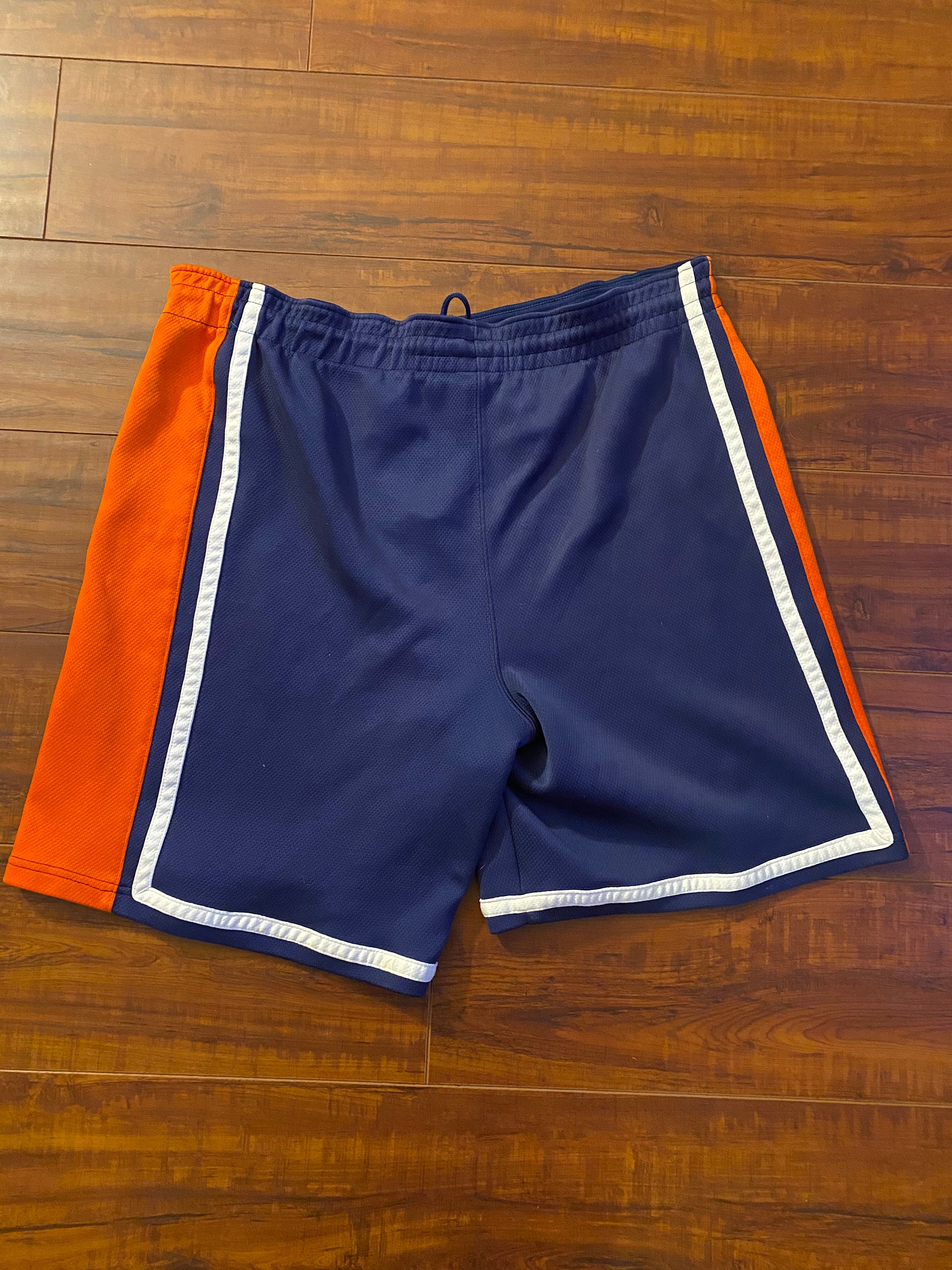 Vintage Nike Swoosh Blue \u0026 Orange Thick 