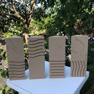 Full-Size The Fifth Element PLA Elemental Stones (Water, Wind, Fire, Earth) High Quality Replica **7 inch model**