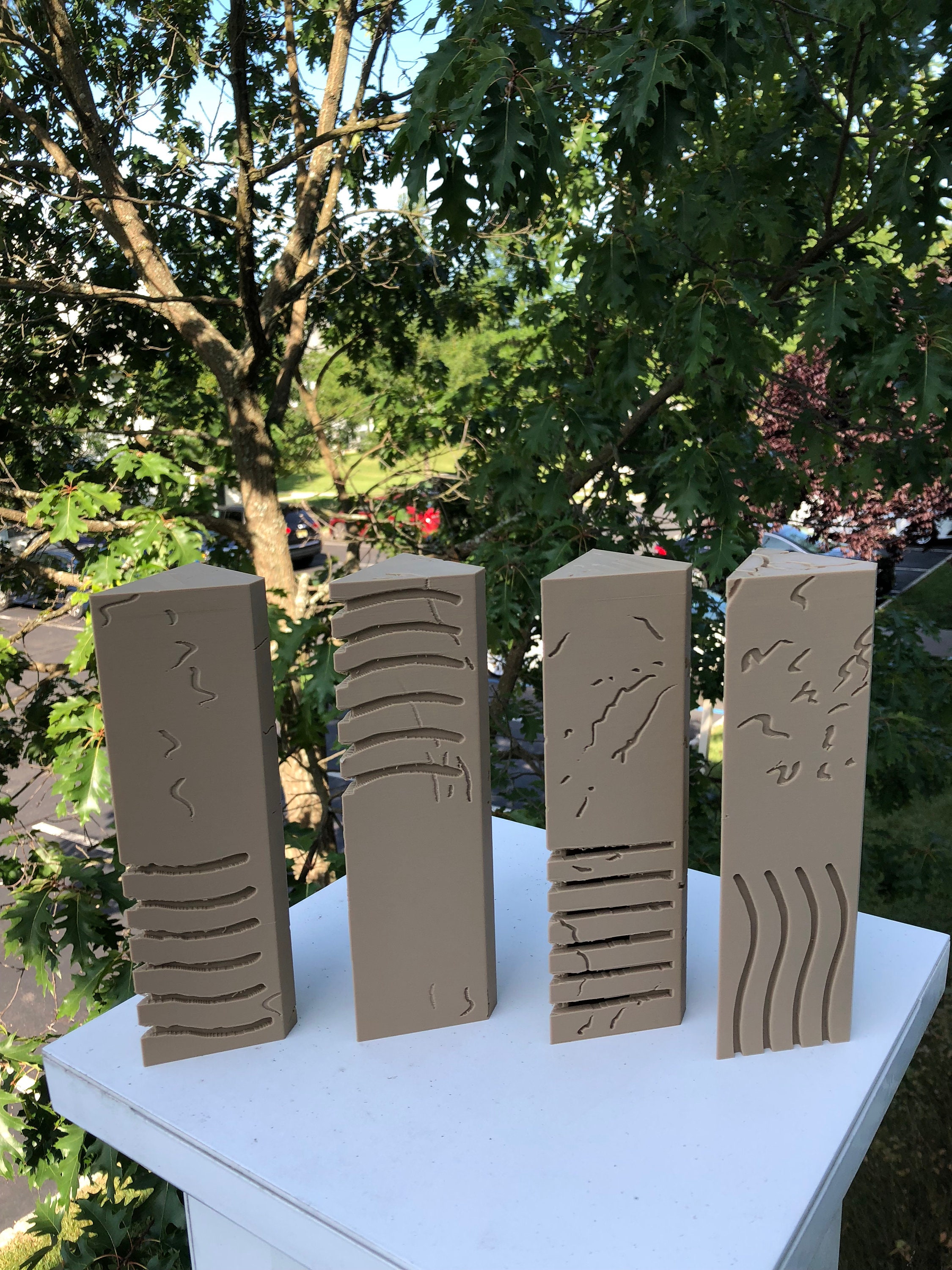 Fullsize the Fifth Element PLA Elemental Stones water Wind Etsy