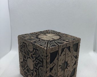 WEATHERED (Black with Bronze Rub) Hellraiser Functional Puzzle Box Lament Configuration (Movie Replica 1:1 , PLA)