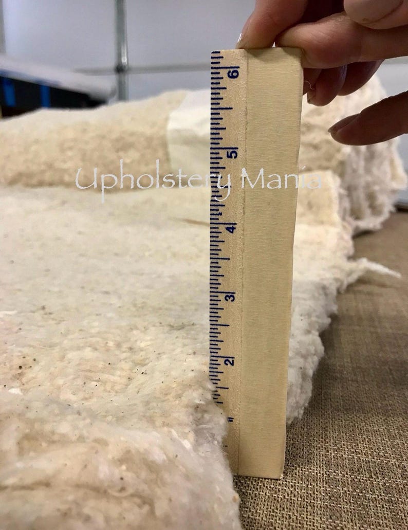Cotton Upholstery Batting Wadding-Professional Grade-Raw Cotton image 2