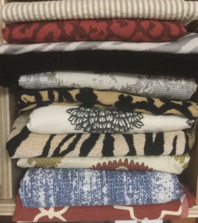 Fabric Remnants Upholstery Fabric FREE SHIPPING Etsy