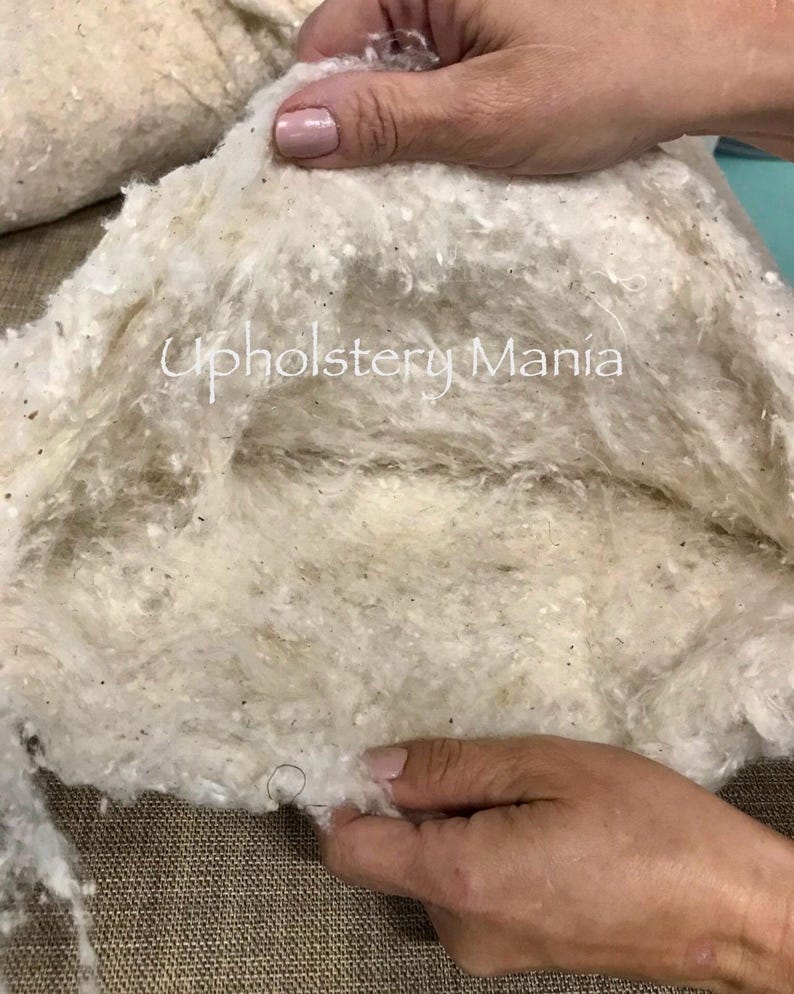 Cotton Upholstery Batting Wadding-Professional Grade-Raw Cotton image 5