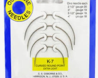 K-7 Curved Needles - Osborne Professional Grade