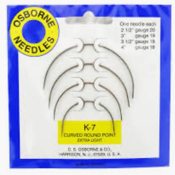 K-7 Curved Needles - Osborne Professional Grade