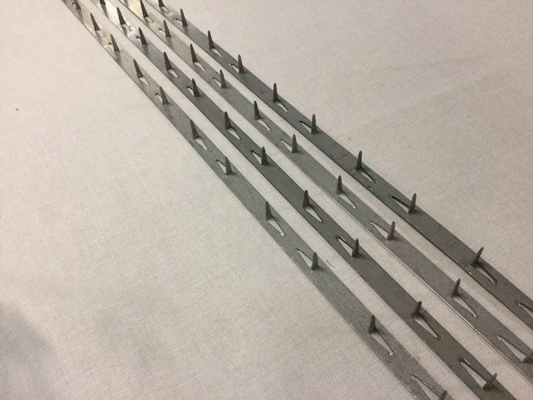 Straight Metal Tack Strips Upholstery Professional Grade - Etsy