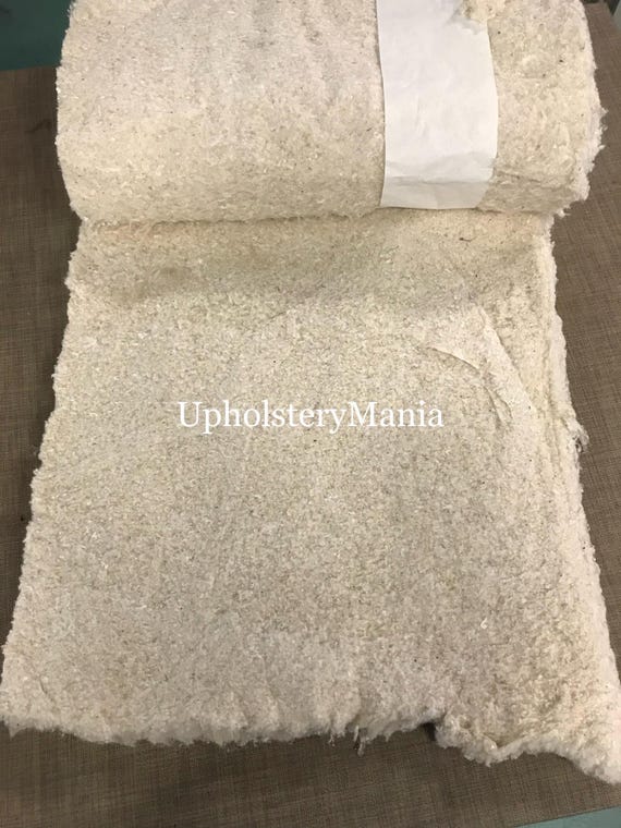 Cotton Upholstery Batting Wadding-Professional Grade-Raw Cotton