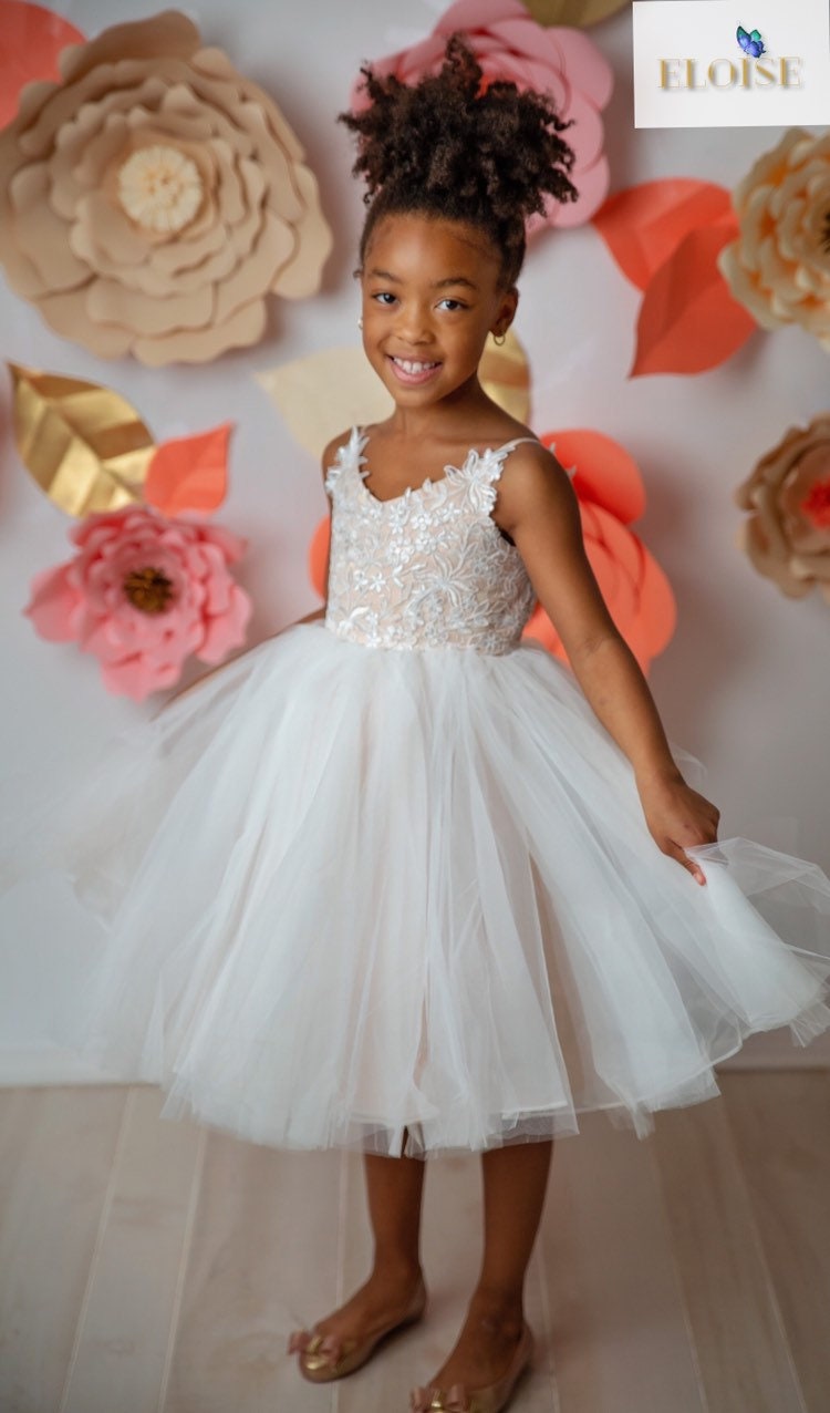 Toddler Baby Flower Girl Dress Kid Party Wedding Bridesmaid Birthday Formal Gown 