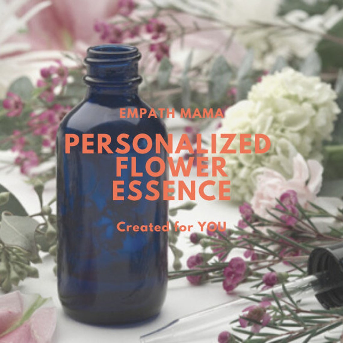 Personalized Flower Essence Formula, Organic, Flower Remedy, 1 Ounce