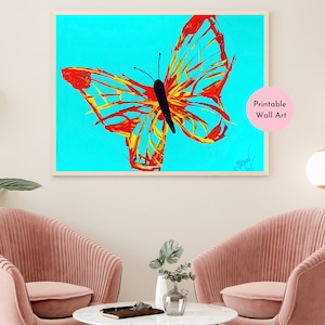 Instant Digital Download | Printable Wall Art | Art Prints | Printable Art | Butterfly | Complete Metamorphosis - Created by Jason Warr
