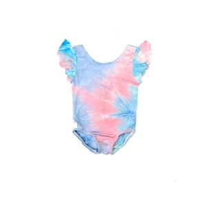 Adult Bodysuit Gymnastics Leotard Flutter Sleeve Comfortable Clothing