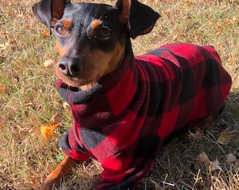 Lumberjack - Small Breed Dog Coat - Poncho