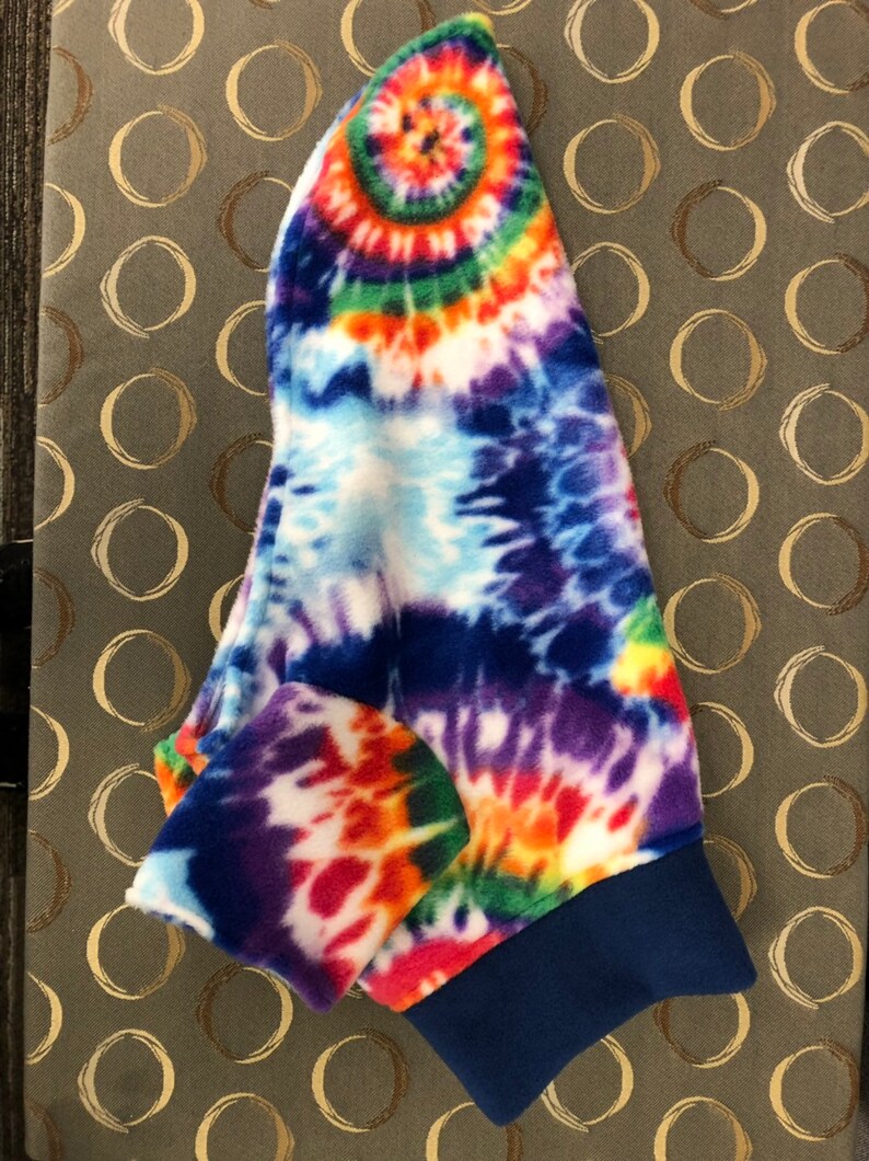 Tie dye Small Breed Dog Coat Poncho Etsy