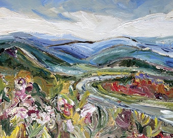 Blue Ridge Parkway Canvas Print: North Carolina Mountain Art