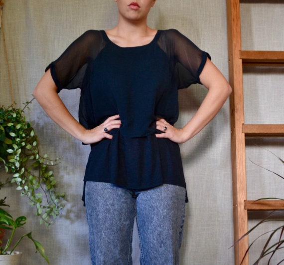 James Black Silk Jersey Designer 