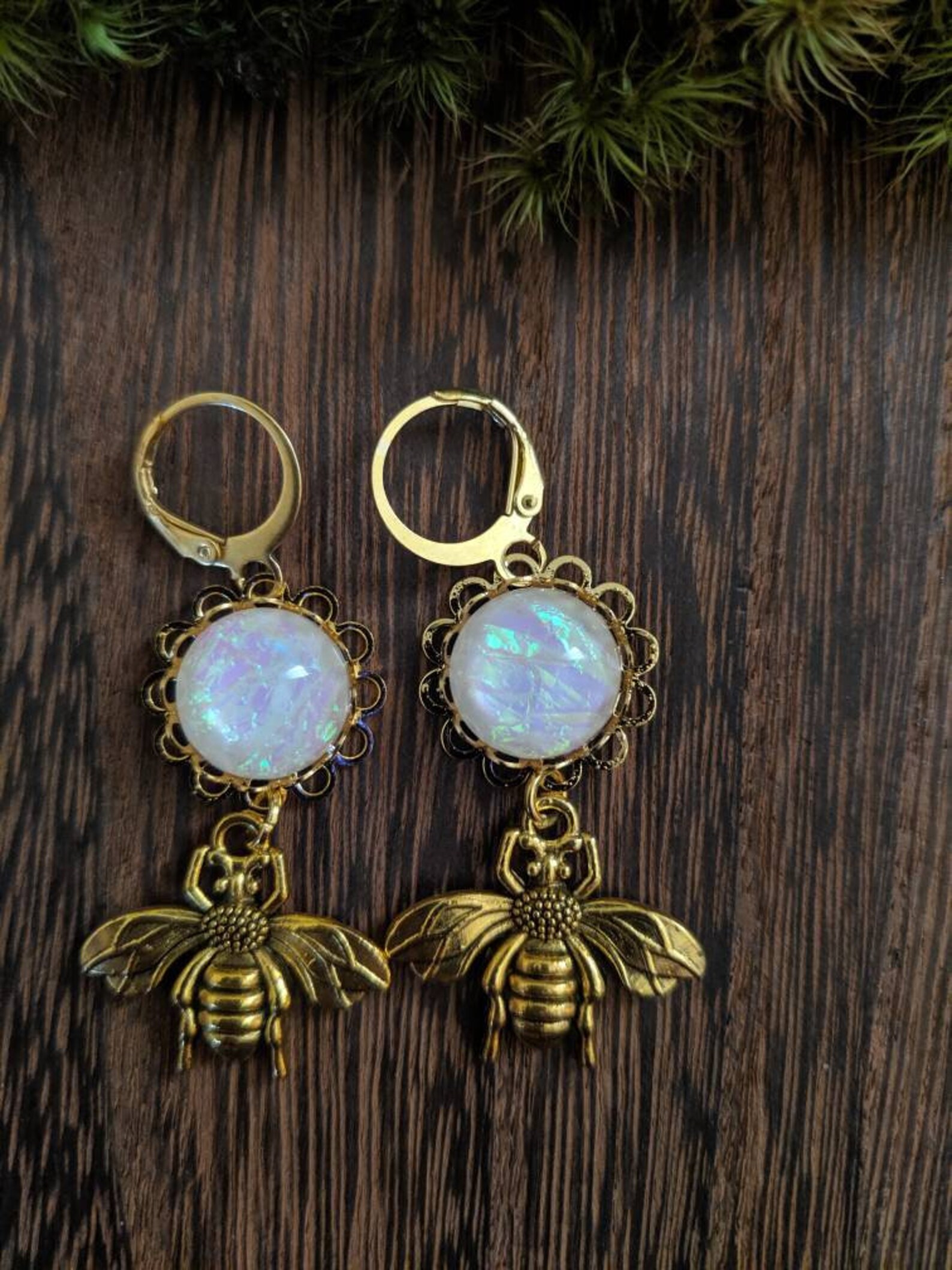 Bumblebee Earrings Bee Jewelry Gold Bumblebee Earrings Etsy