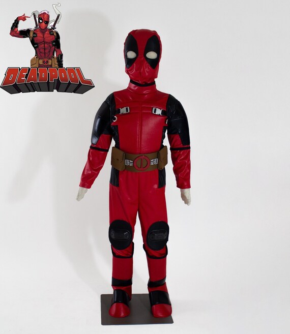 Deadpool Jongen Kostuum Voor Kinderen Etsy