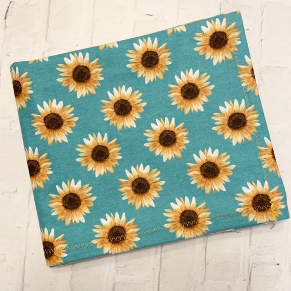 sunflower baby blanket