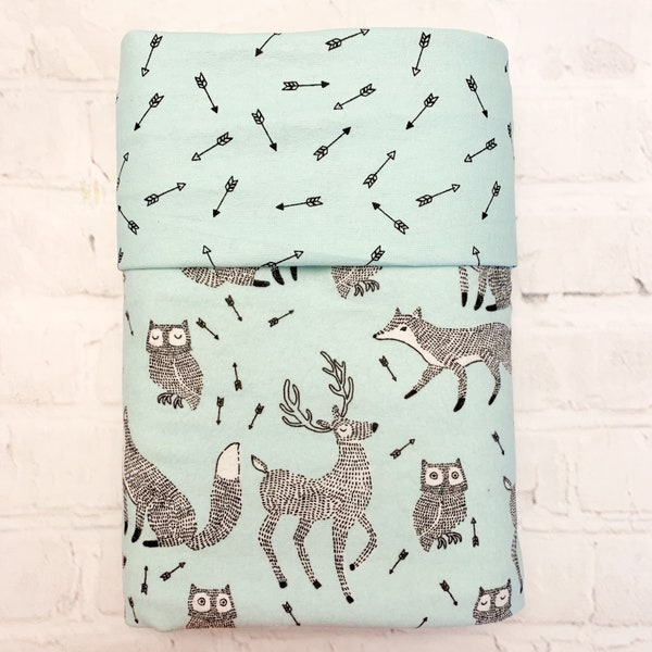 Woodland Animals Baby Blanket - Baby Boy Blanket - Deer Receiving Blanket - Woodland Nursery - Arrow Baby Blanket - Baby Bedding