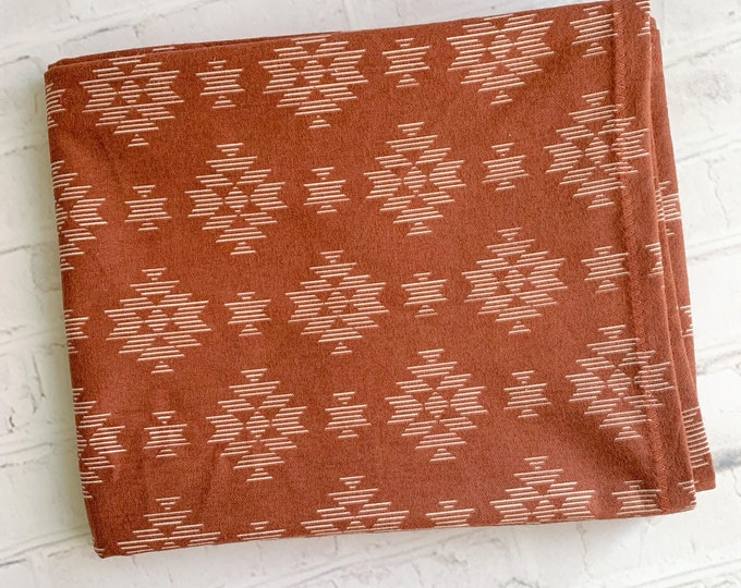 Southwestern Aztec Receiving Baby Blanket, Aztec Baby Blanket