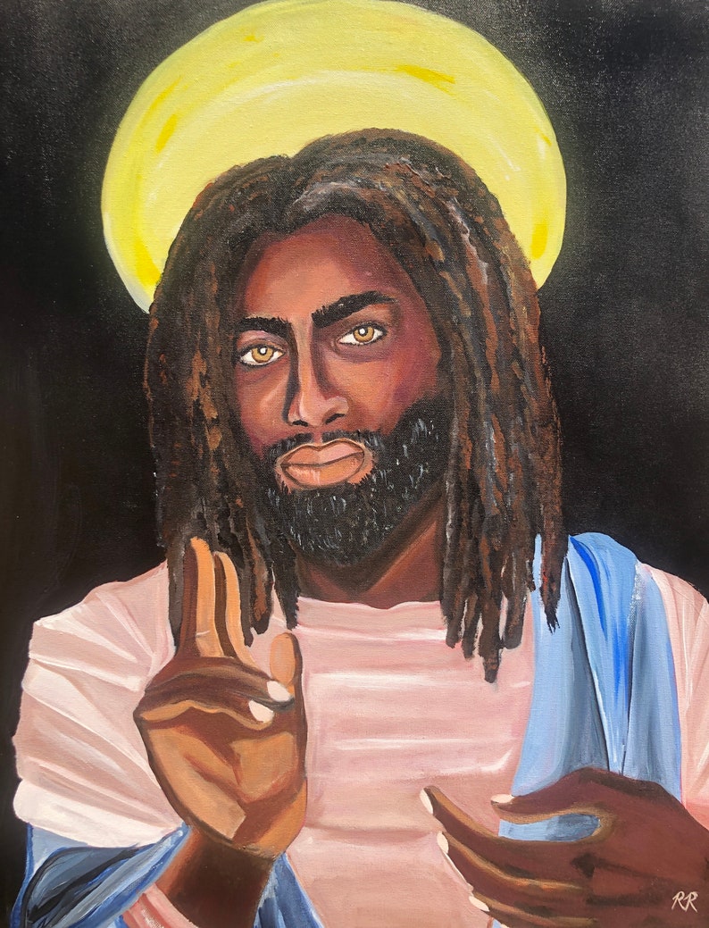 Black Jesus Etsy