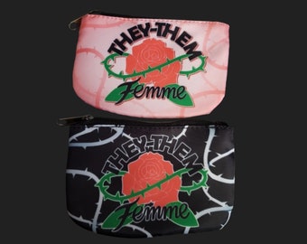 They Them Femme Pride Coin Purse