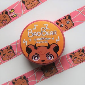 BAD BEAR Original Washitape