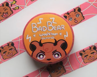 BAD BEAR Original Washitape