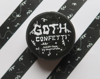 GOTH CONFETTI Original Washitape