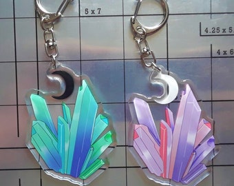 Protection Crystal Acrylic Charm