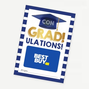 ConGRADulations Geschenkkartenhalter zum Ausdrucken, Geschenkkartenhalter für Studentenwohnheime, Abschlusskarte