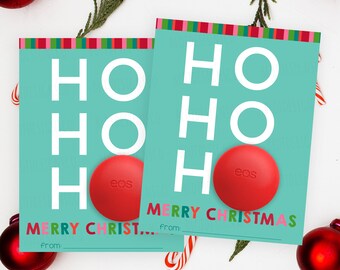 Christmas Lip Balm Card - Etsy