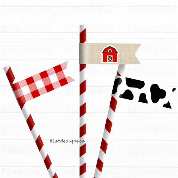 Printable Straw Flag - Etsy