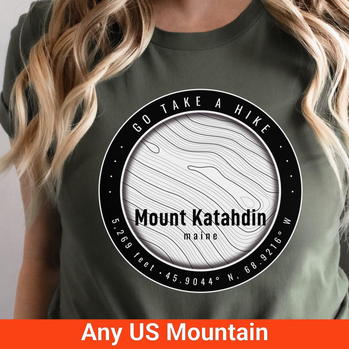 Mount Katahdin 5,269 Feet Elevation Shirt Mount Katahdin 5,269 Feet Elevation Shirt