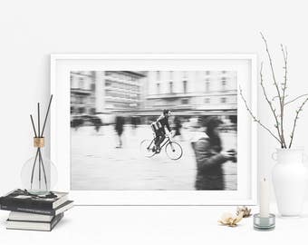 Il Ciclista Photograph (Travel Photography,Wall Art Prints,Printable Art,Printables,Digital Prints,Florence,Italy,Digital Download)