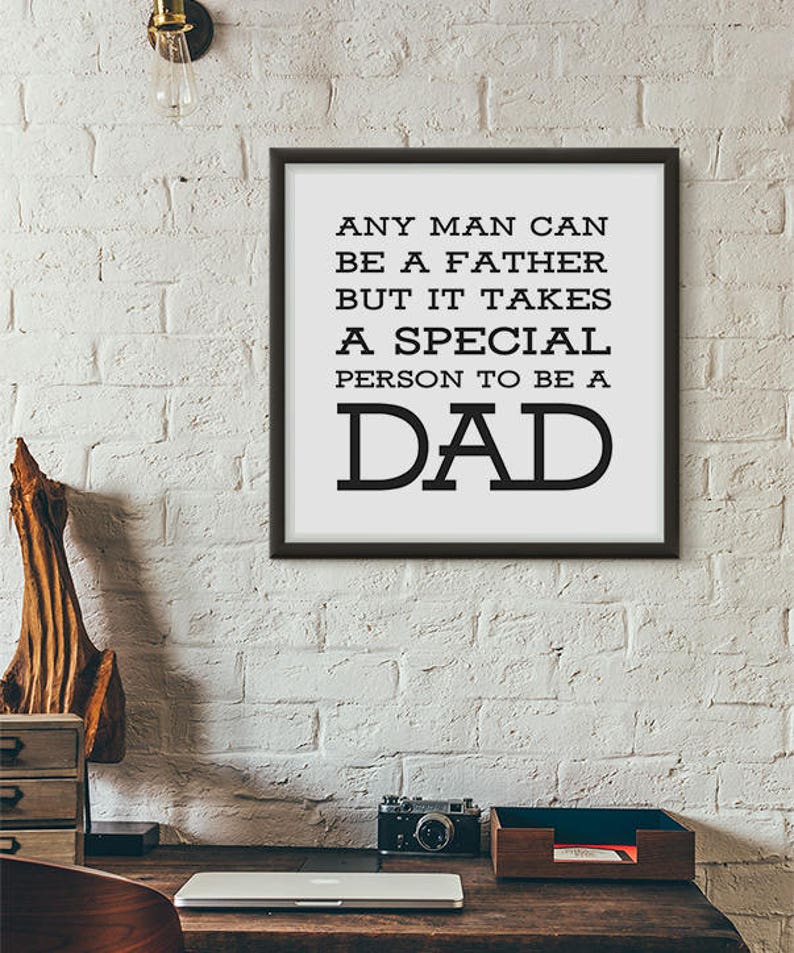 fathers day printable gift fathers day quote etsy