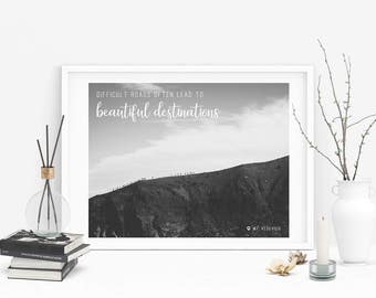 Beautiful Destinations Poster (Travel Photography,Wall Art Prints,Italy Printable,Italy Digital Print,black and white print,Digital Download