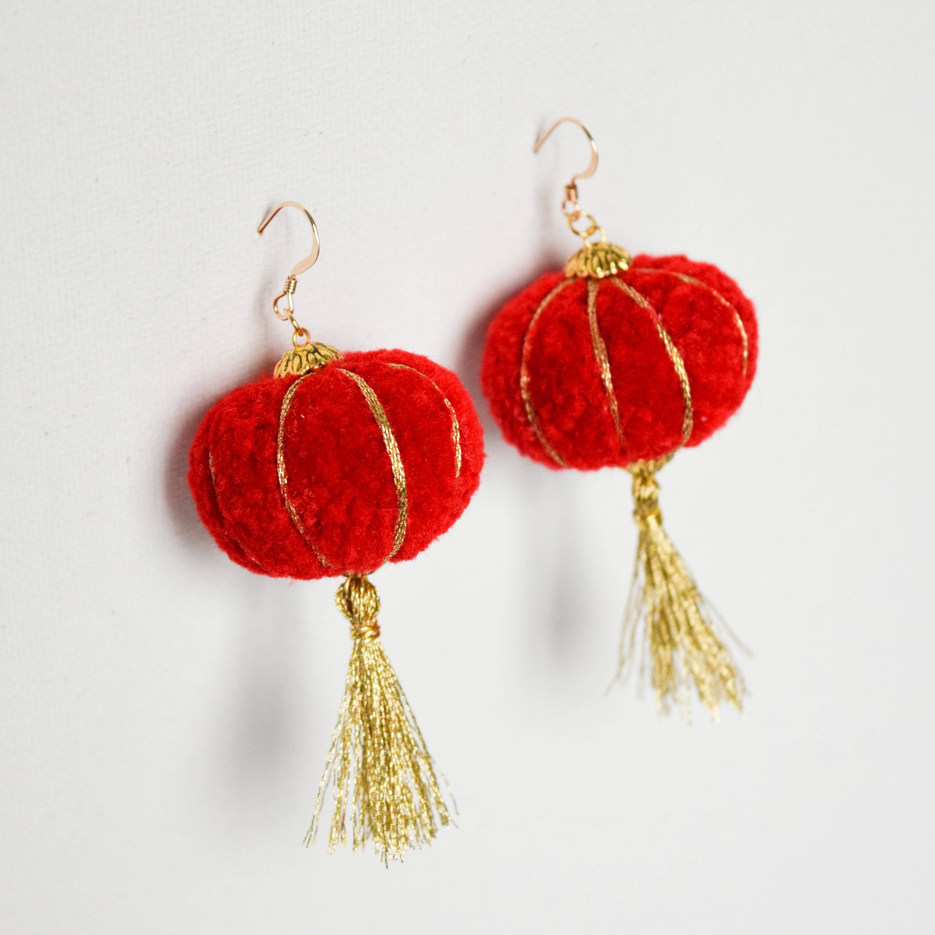 Multicolor Designer Pom Pom Kodi Shell Earrings for Women and Girls. | K M  HandiCrafts India