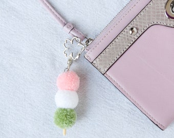 Dango Pom Pom Keychain