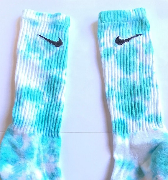 light blue nike socks