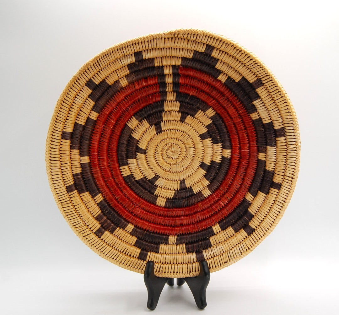 Navajo Wedding Basket Ceremonial 12 Point Detail Sumac Willow Etsy