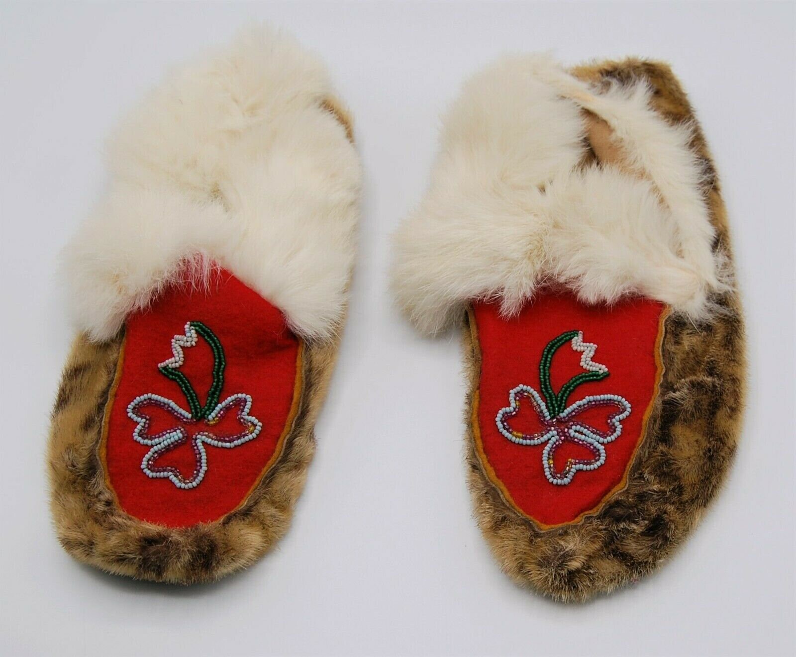 Native American Arctic Mukluks Moccasins Beaded Canada Alaska Etsy