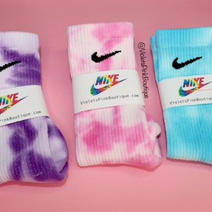Nike Tie Dye Socks Custom Nike Crew Socks Custom Gifts For Girls