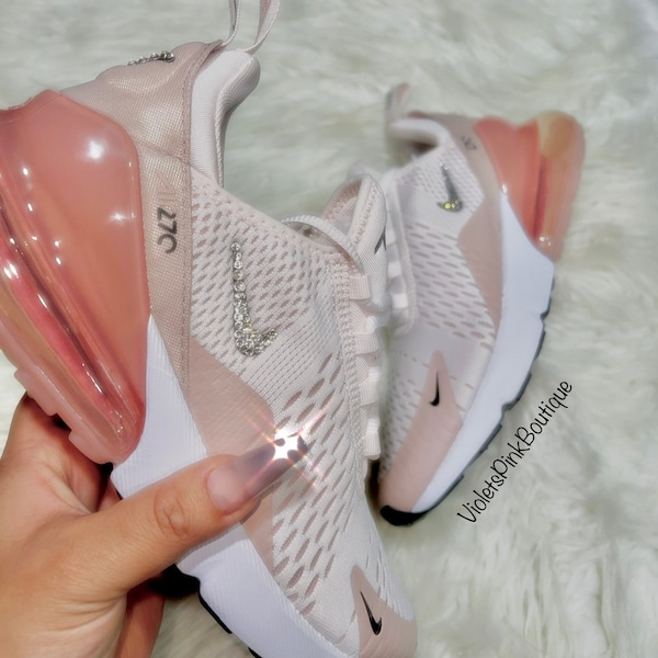 swarovski nike air max 270 shoes blinged out with swarovski