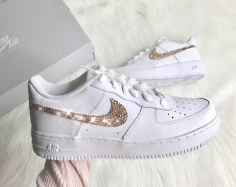 white air forces with diamonds