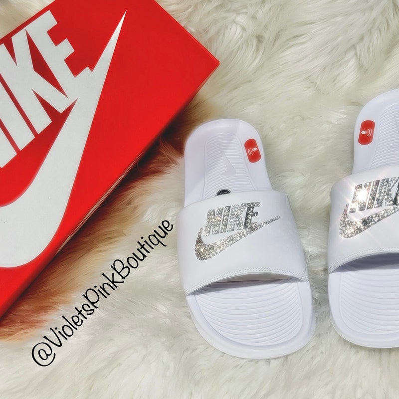 diy bling nike slides
