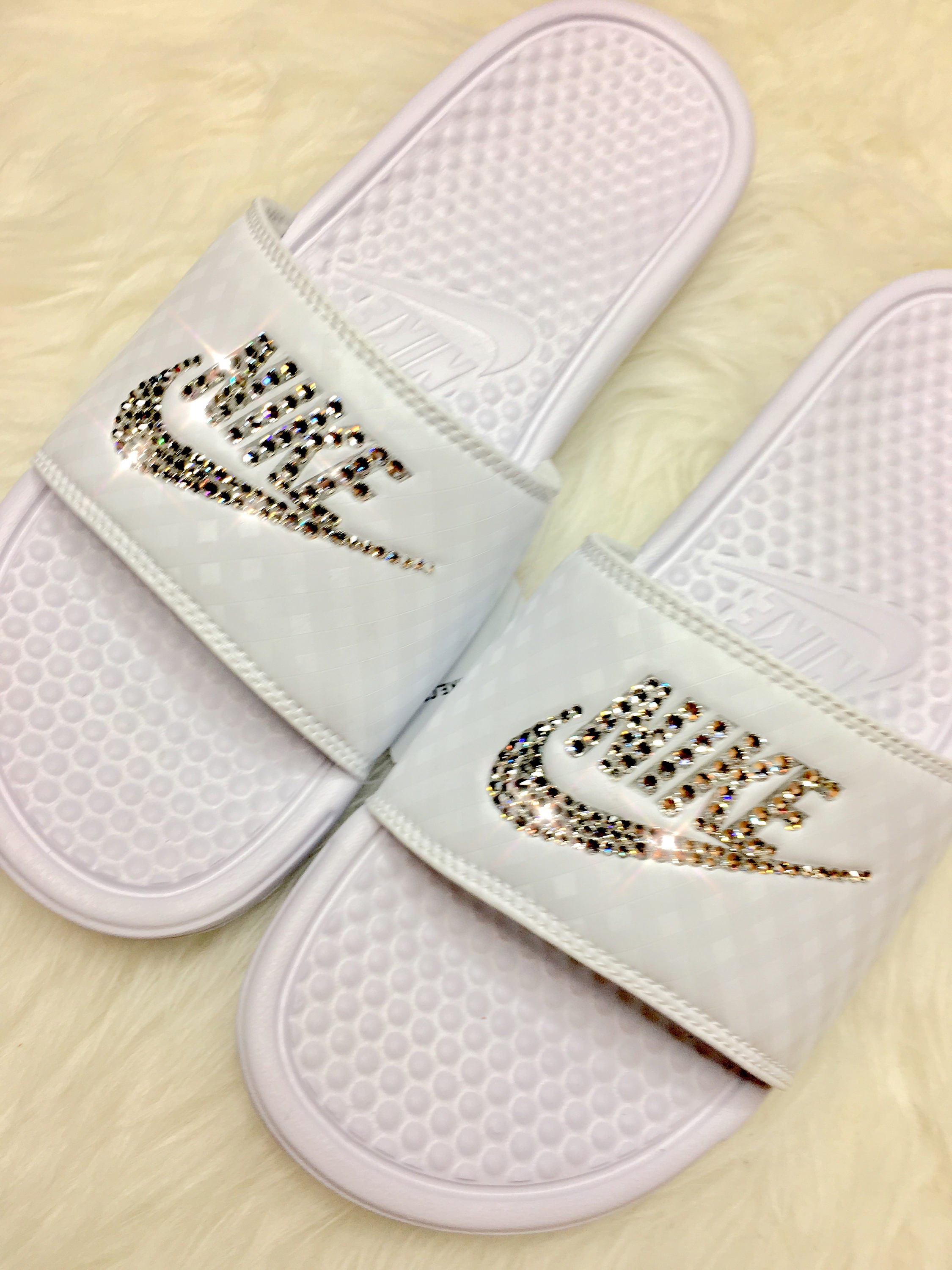 shadowberry nike slides